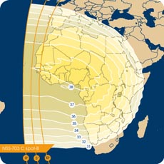 NSS-703 C-band West Africa Beam